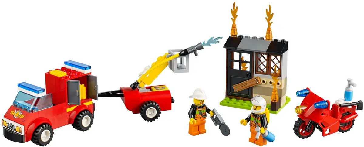LEGO Juniors 10740 Fire Patrol Suitcase set