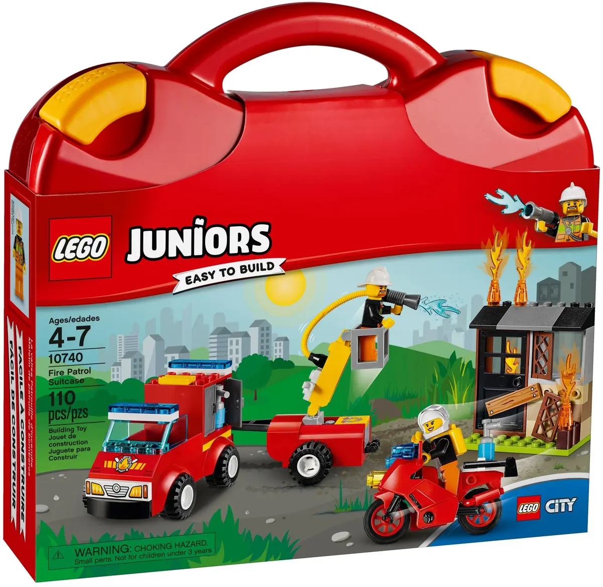 LEGO Juniors 10740 Fire Patrol Suitcase set, image 2