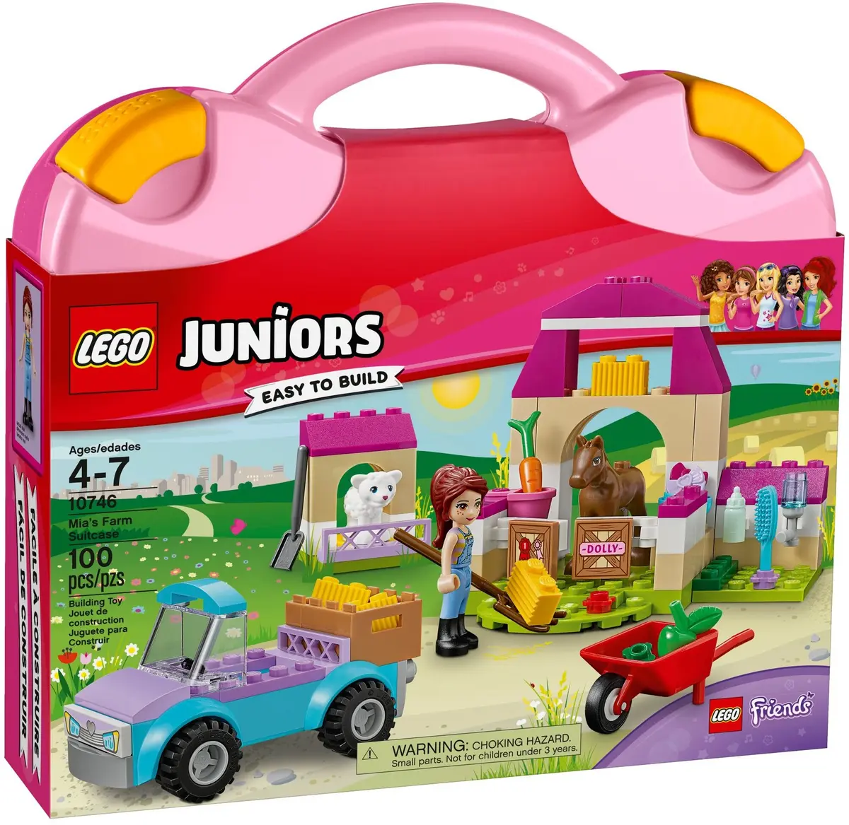 LEGO Juniors 10746 Mia's Farm Suitcase set, image 2