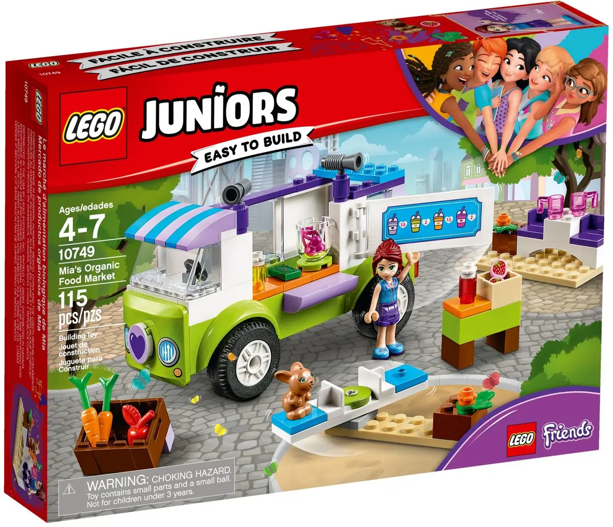 LEGO Juniors 10749 Mia's Organic Food Market set, image 2
