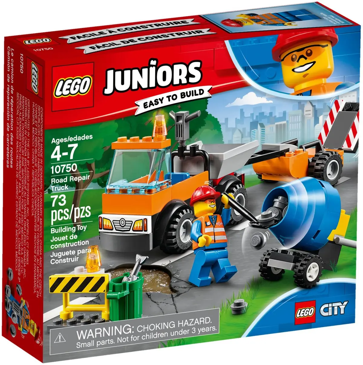 LEGO Juniors 10750 Road Repair Truck set, image 2