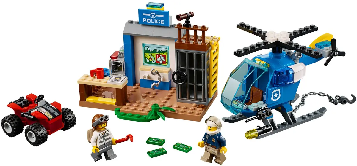 LEGO Juniors 10751 Mountain Police Chase set