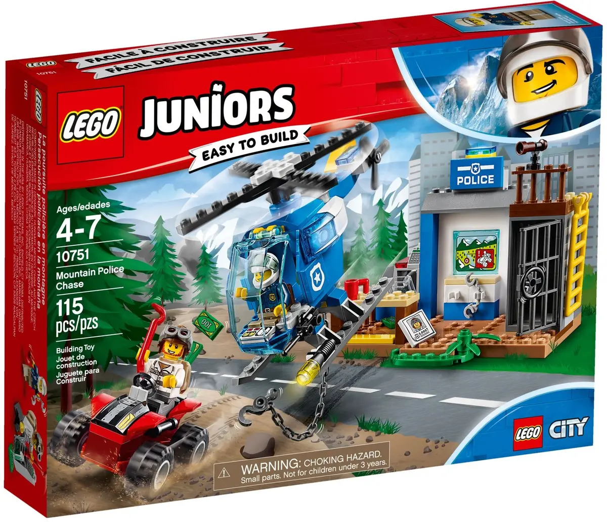 LEGO Juniors 10751 Mountain Police Chase set, image 2