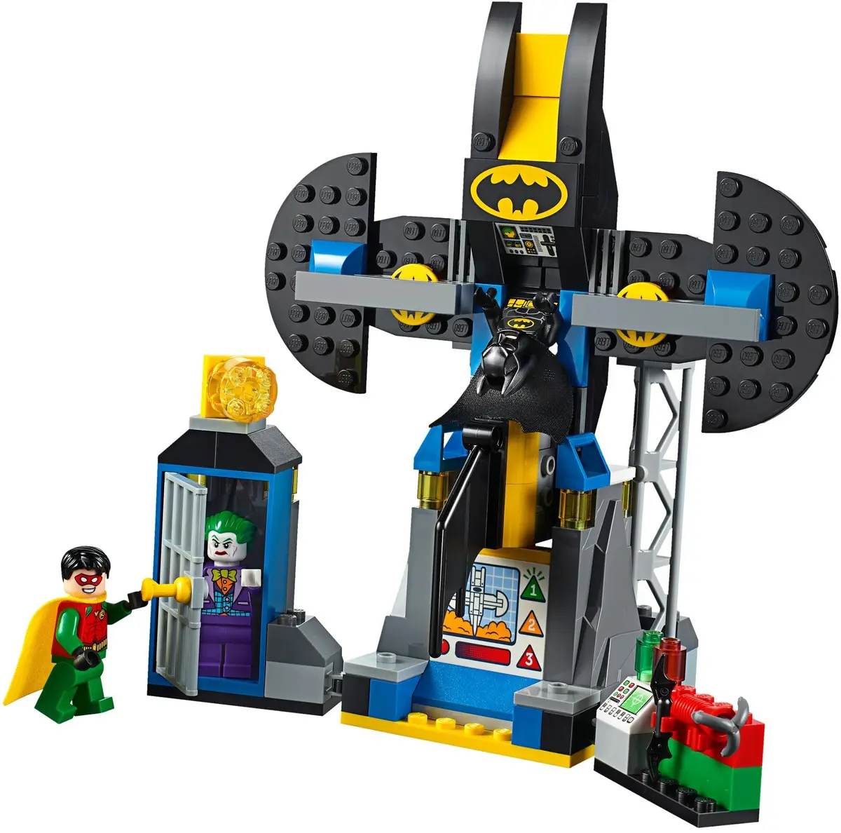 LEGO Juniors 10753 The Joker Batcave Attack set, image 8