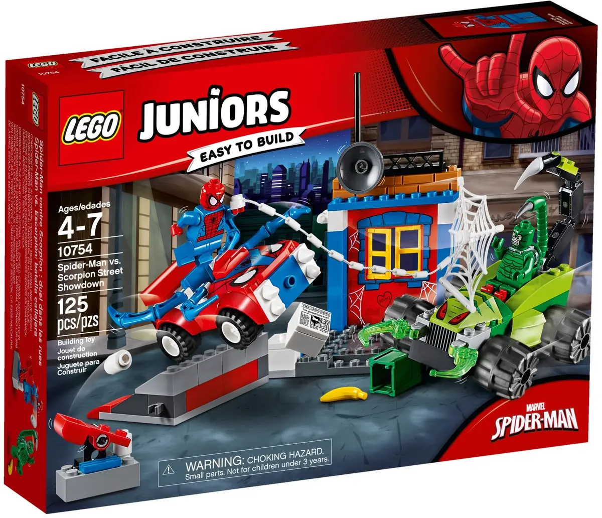 LEGO Juniors 10754 Spider-Man vs. Scorpion Street Showdown set, image 2