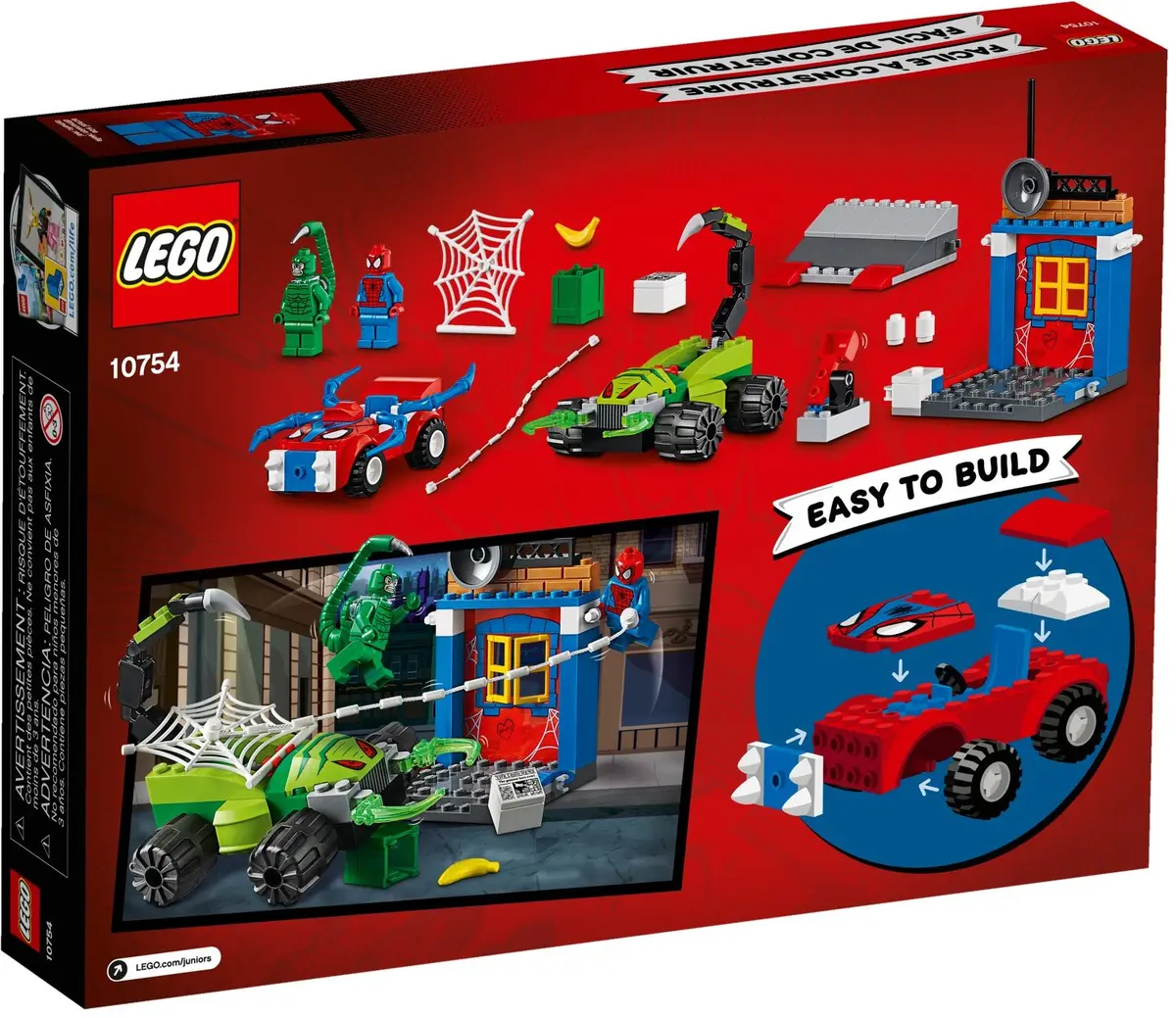 LEGO Juniors 10754 Spider-Man vs. Scorpion Street Showdown set, image 3