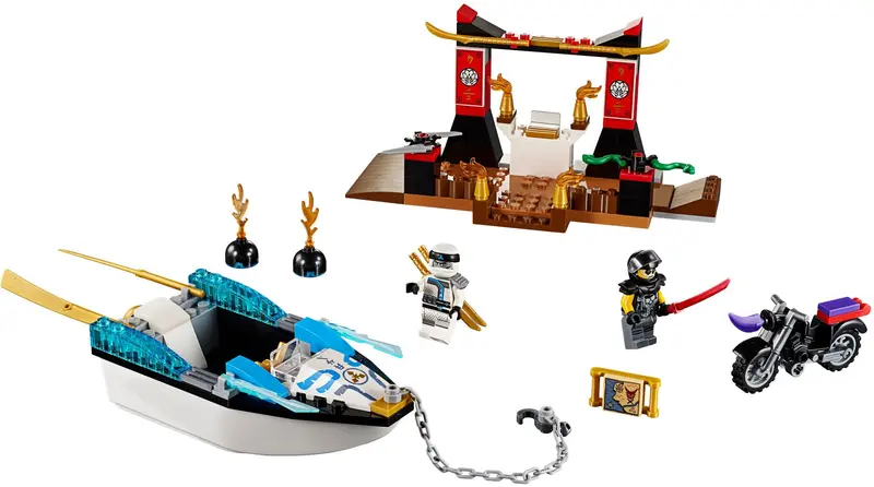 LEGO Juniors 10755 Zane's Ninja Boat Pursuit set