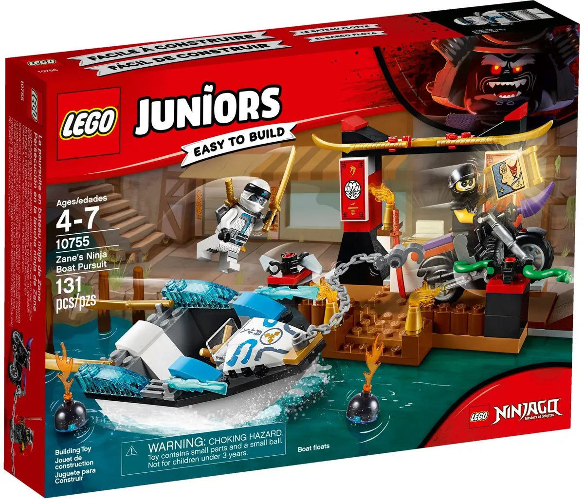 LEGO Juniors 10755 Zane's Ninja Boat Pursuit set, image 2