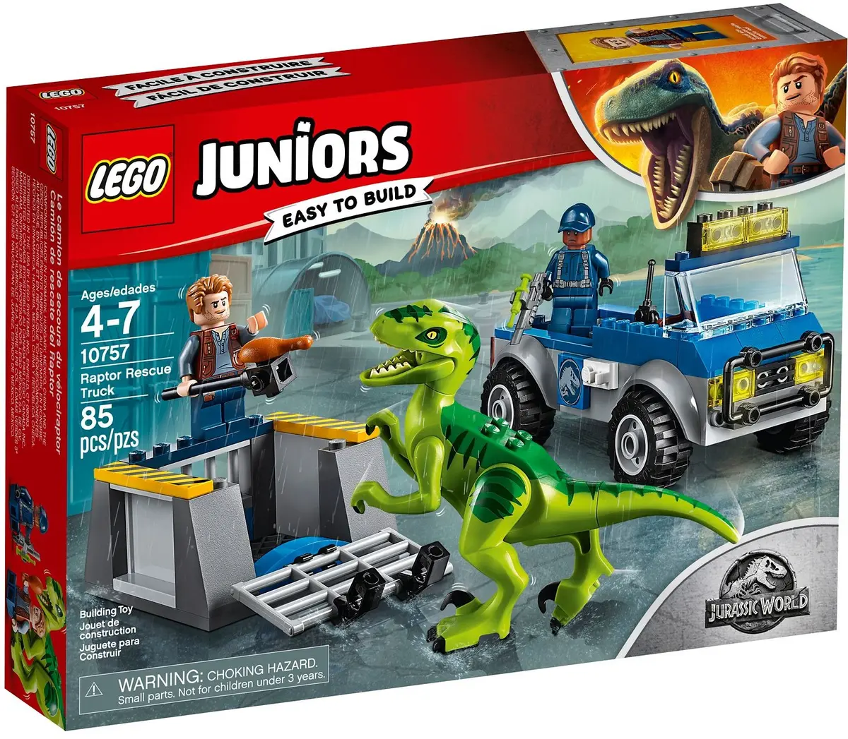 LEGO Juniors 10757 Raptor Rescue Truck set, image 2