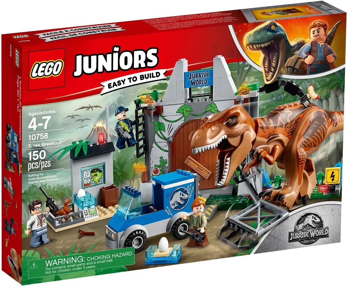 LEGO Juniors 10758 T. rex Breakout set, image 2
