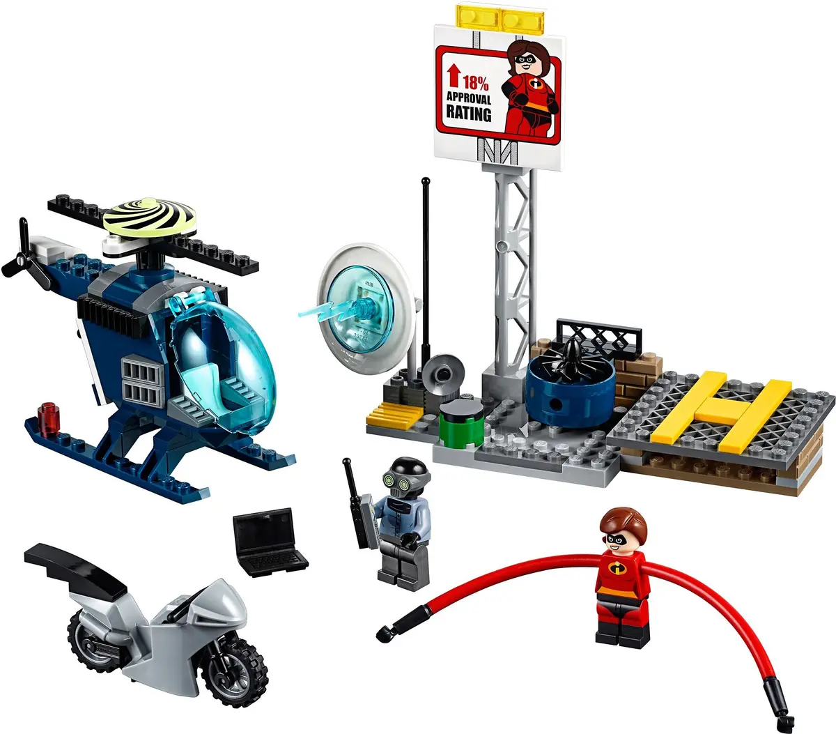 LEGO Juniors 10759 Elastigirl's Rooftop Pursuit set