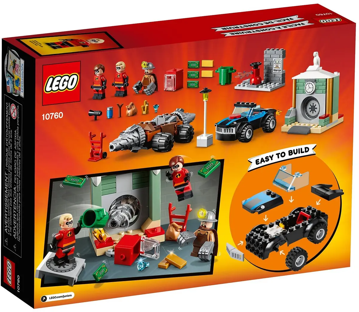 LEGO Juniors 10760 Underminer Bank Heist set, image 5