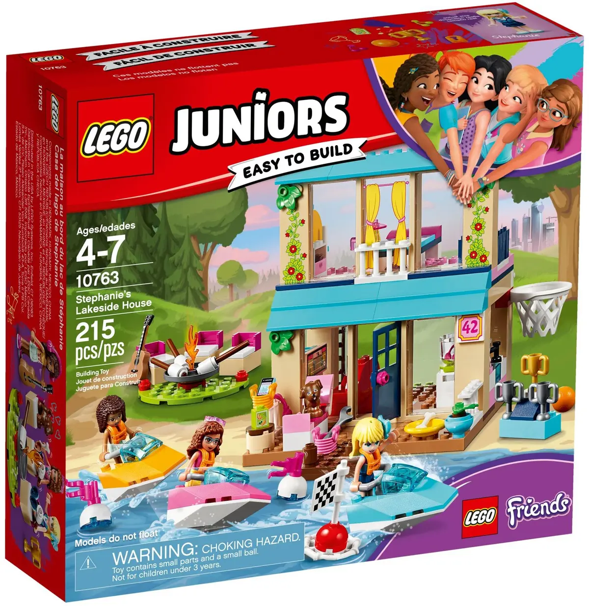 LEGO Juniors 10763 Stephanie's Lakeside House set, image 2