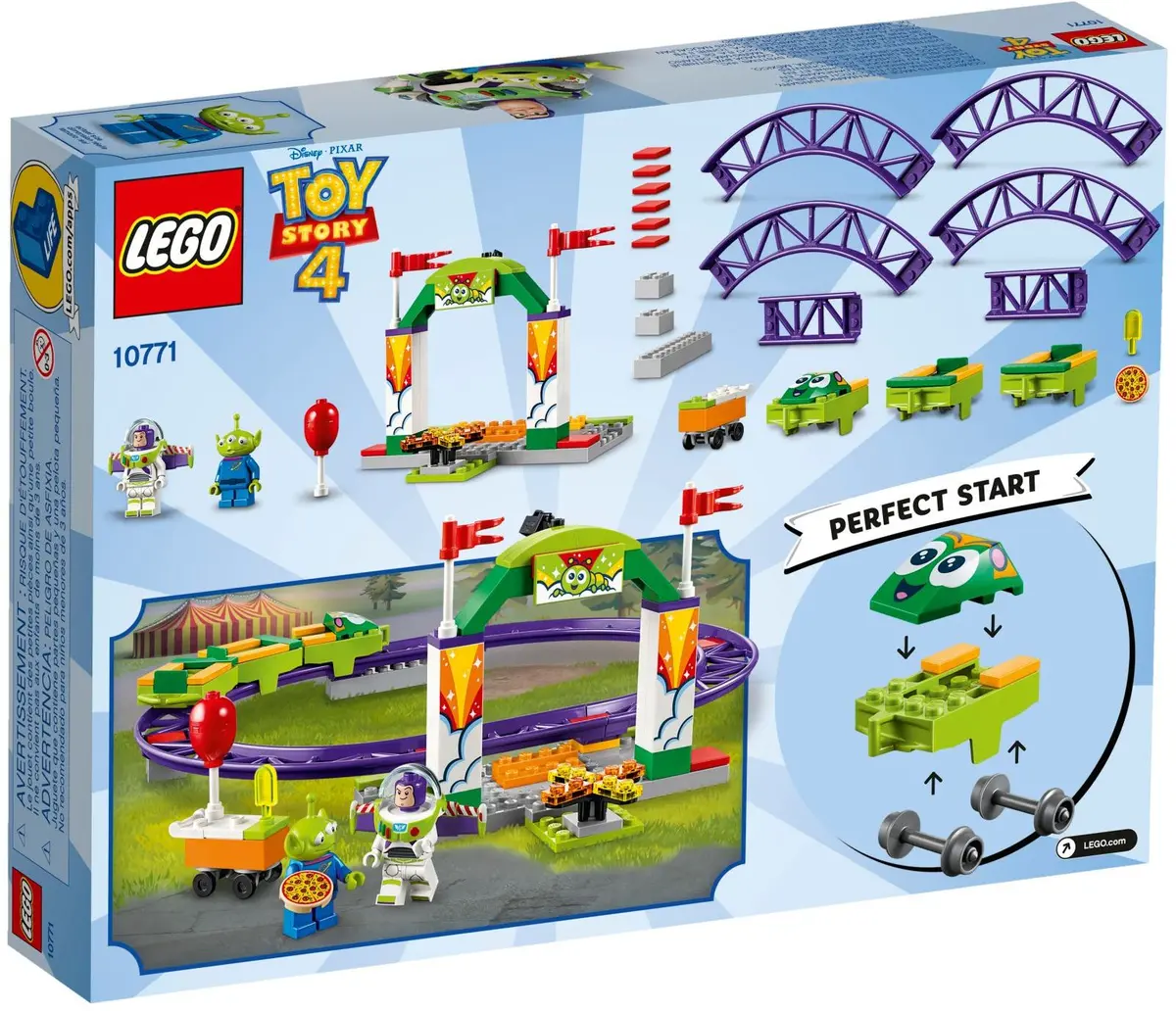 LEGO Disney 10771 Carnival Thrill Coaster set, image 5
