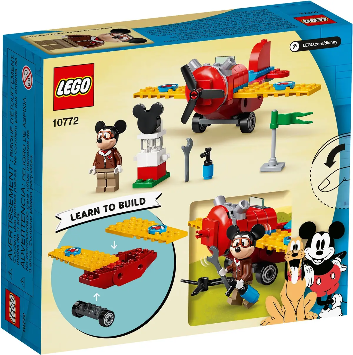 LEGO Disney 10772 Mickey Mouse's Propeller Plane set, image 8