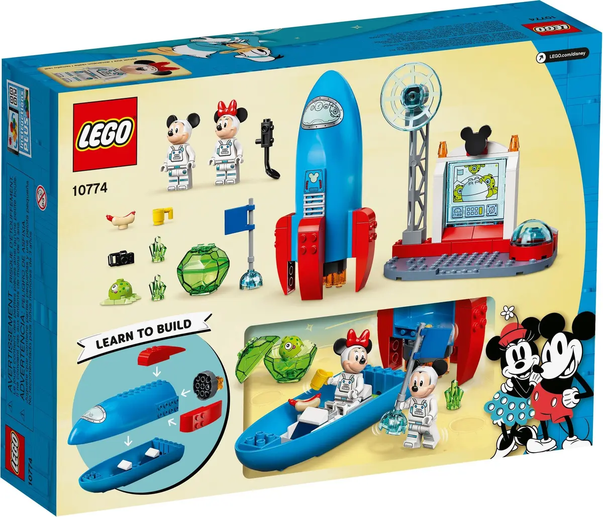 LEGO Disney 10774 Mickey Mouse & Minnie Mouse's Space Rocket set, image 9