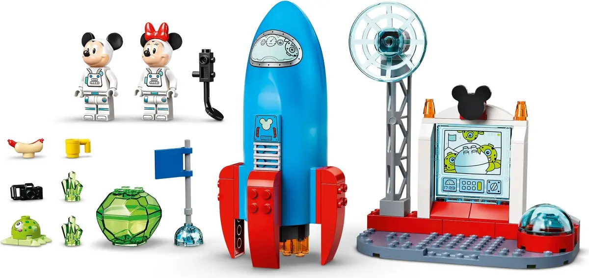 LEGO Disney 10774 Mickey Mouse & Minnie Mouse's Space Rocket set, image 6