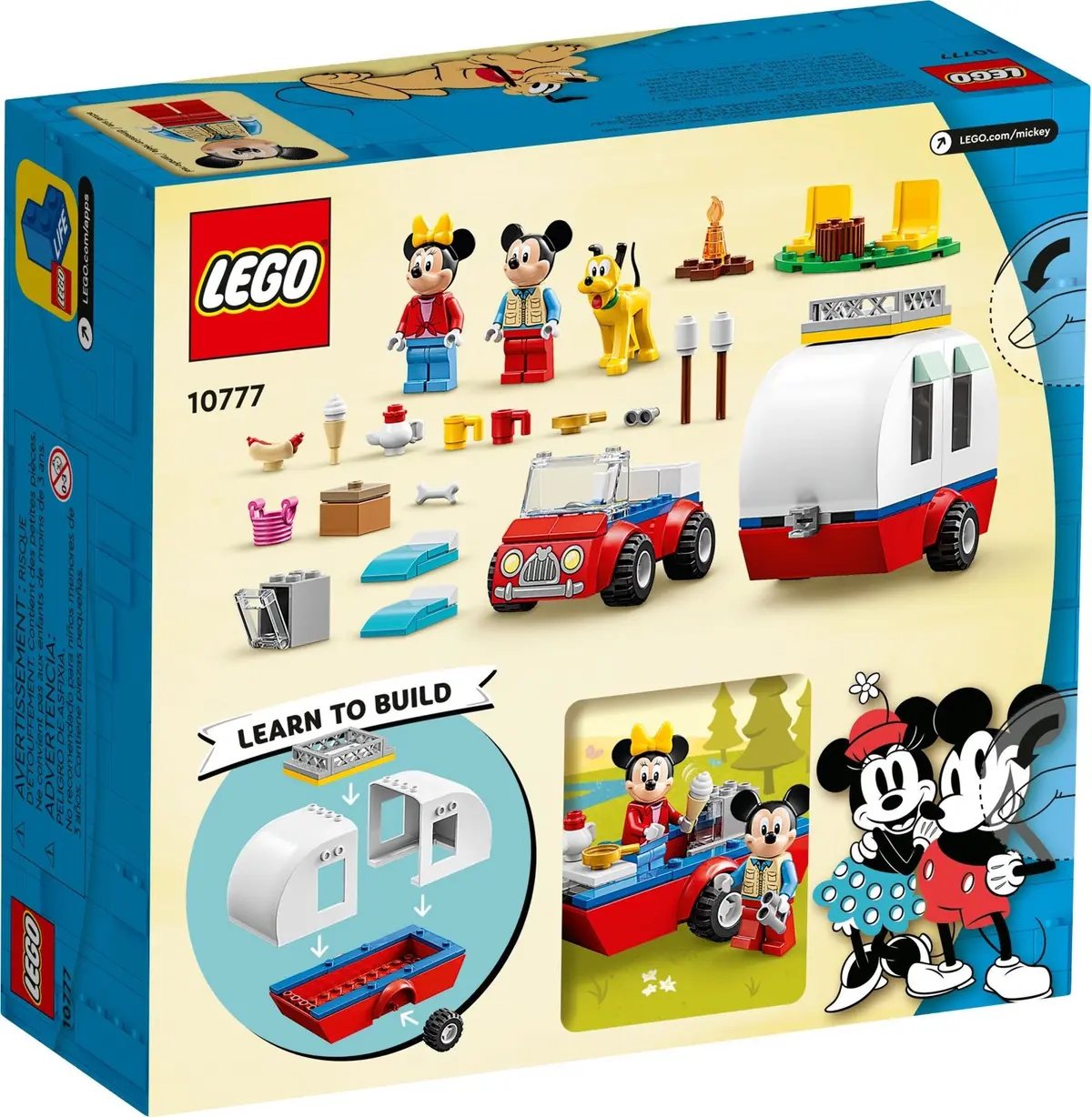 LEGO Disney 10777 Mickey and Minnie's Camping Trip set, image 6