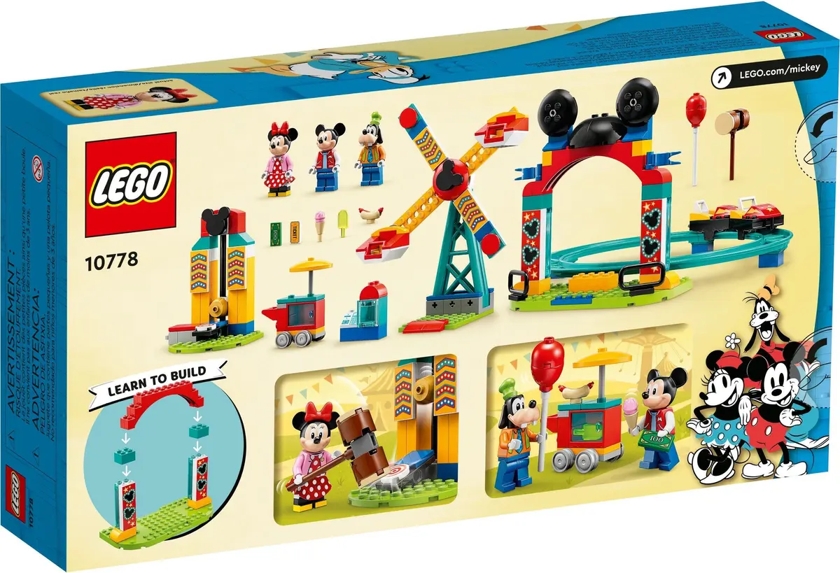 LEGO Disney 10778 Mickey, Minnie and Goofy's Fairground Fun set, image 7