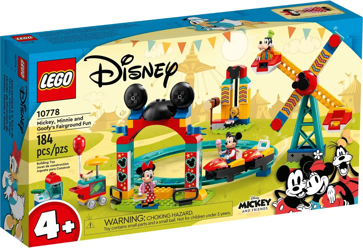 LEGO Disney 10778 Mickey, Minnie and Goofy's Fairground Fun set, image 2