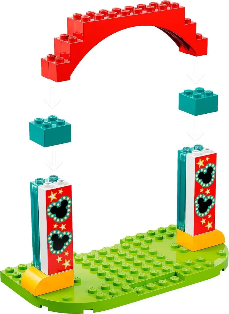 LEGO Disney 10778 Mickey, Minnie and Goofy's Fairground Fun set, image 6