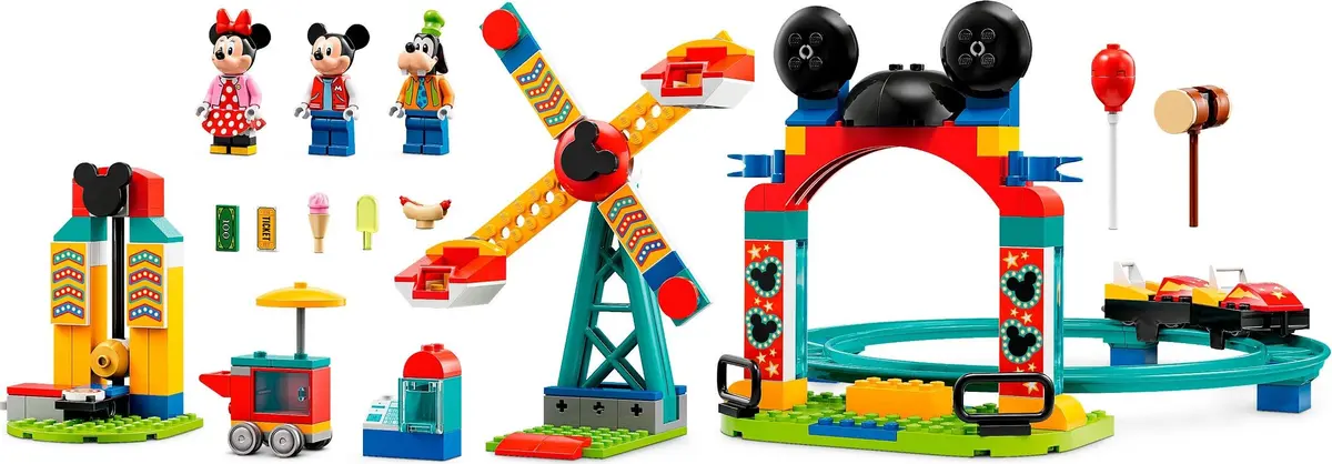 LEGO Disney 10778 Mickey, Minnie and Goofy's Fairground Fun set, image 3