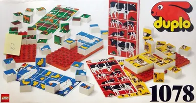 LEGO Dacta 1078 Animal Mosaic Puzzle set