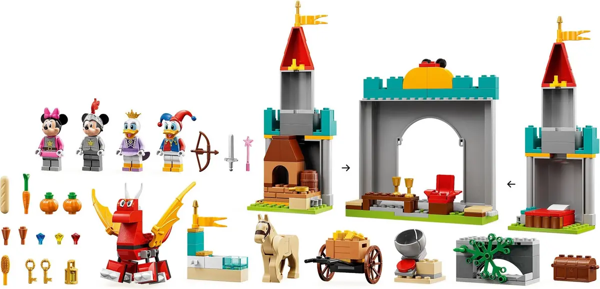 LEGO Disney 10780 Mickey and Friends Castle Defenders set, image 3