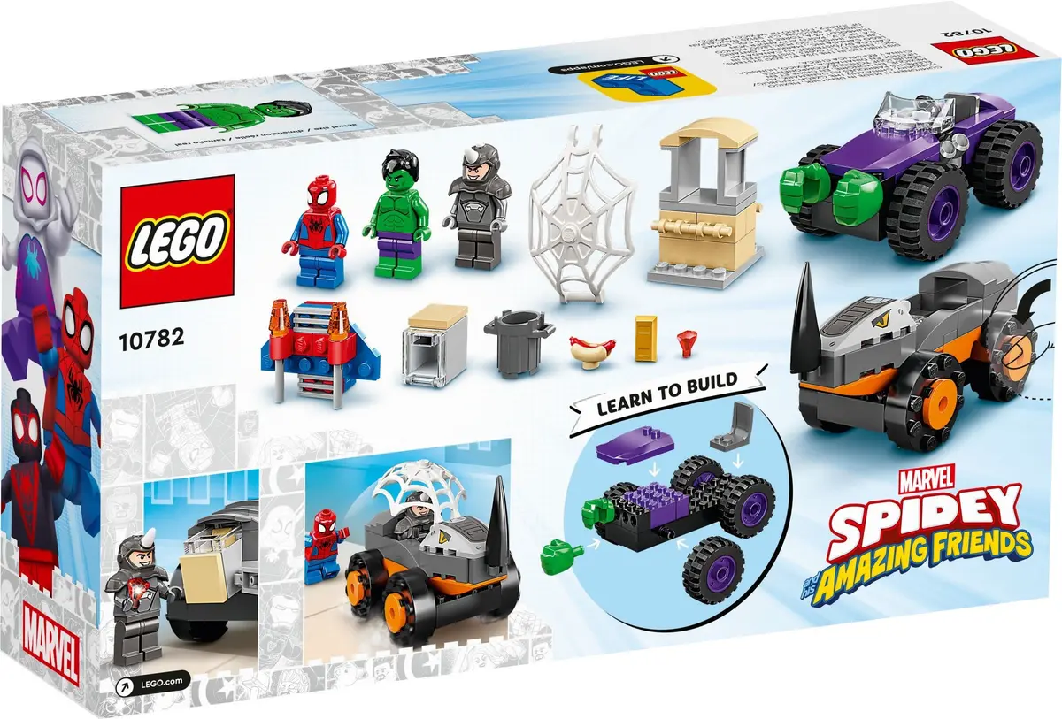 LEGO Marvel Super Heroes 10782 Hulk vs. Rhino Truck Showdown set, image 7