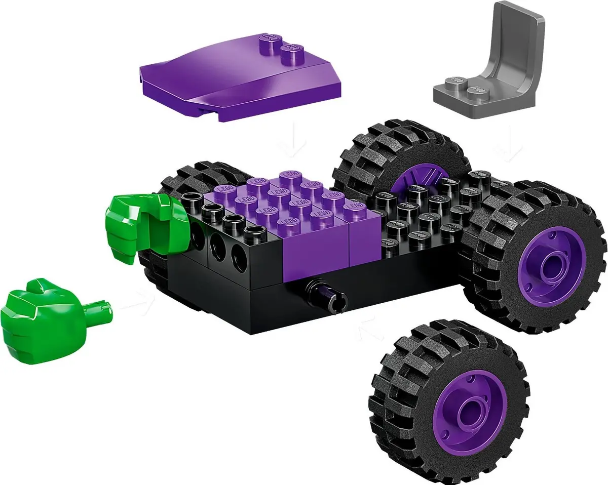 LEGO Marvel Super Heroes 10782 Hulk vs. Rhino Truck Showdown set, image 6