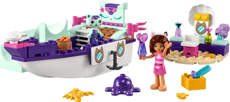 LEGO Gabby's Dollhouse 10786 Gabby & MerCat's Ship & Spa set