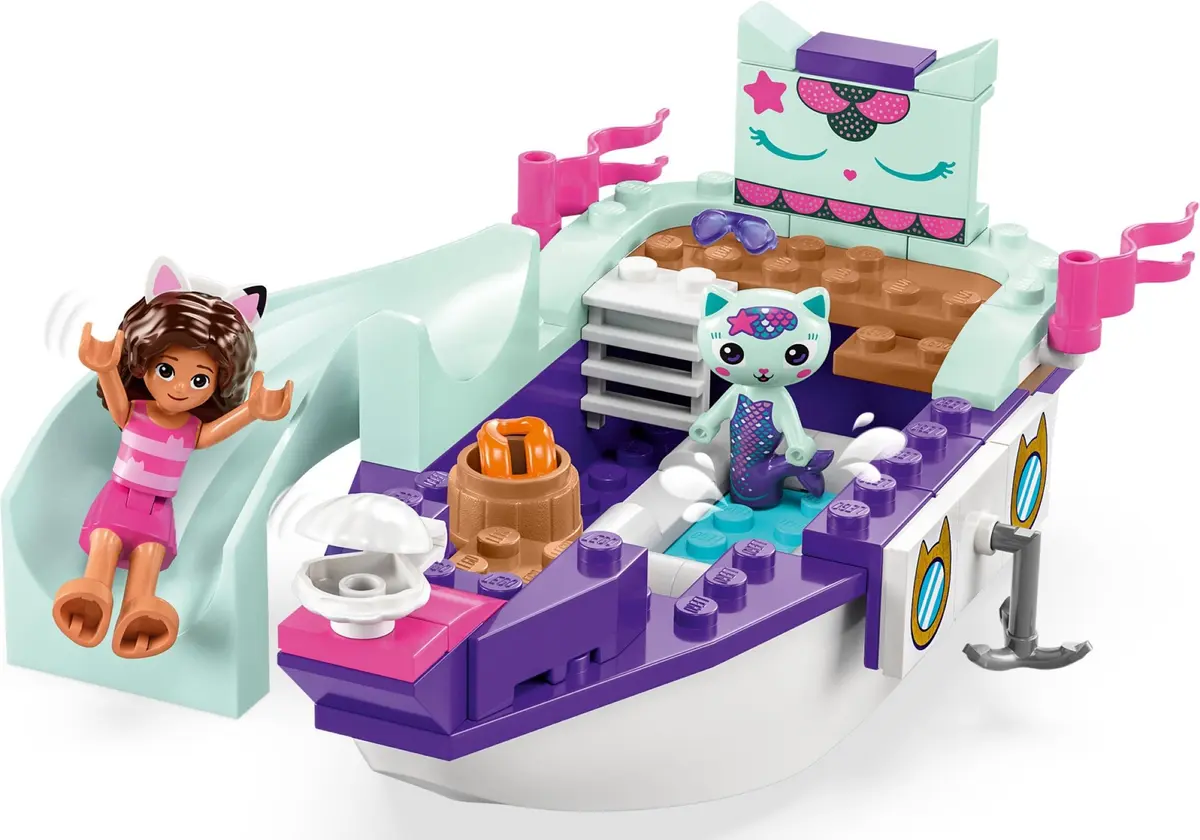 LEGO Gabby's Dollhouse 10786 Gabby & MerCat's Ship & Spa set, image 3