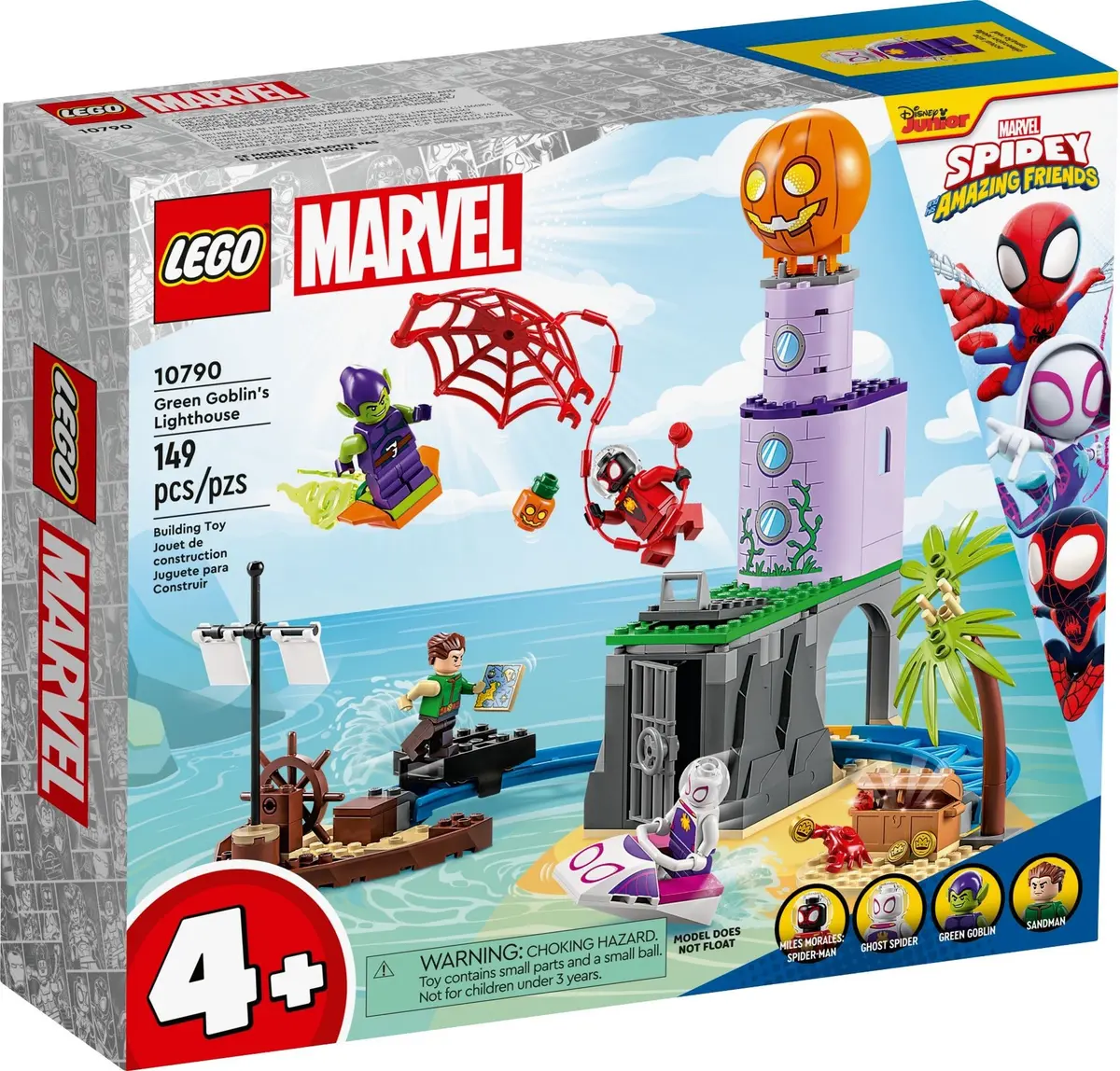 LEGO Marvel Super Heroes 10790 Team Spidey at Green Goblin's Lighthouse set, image 2