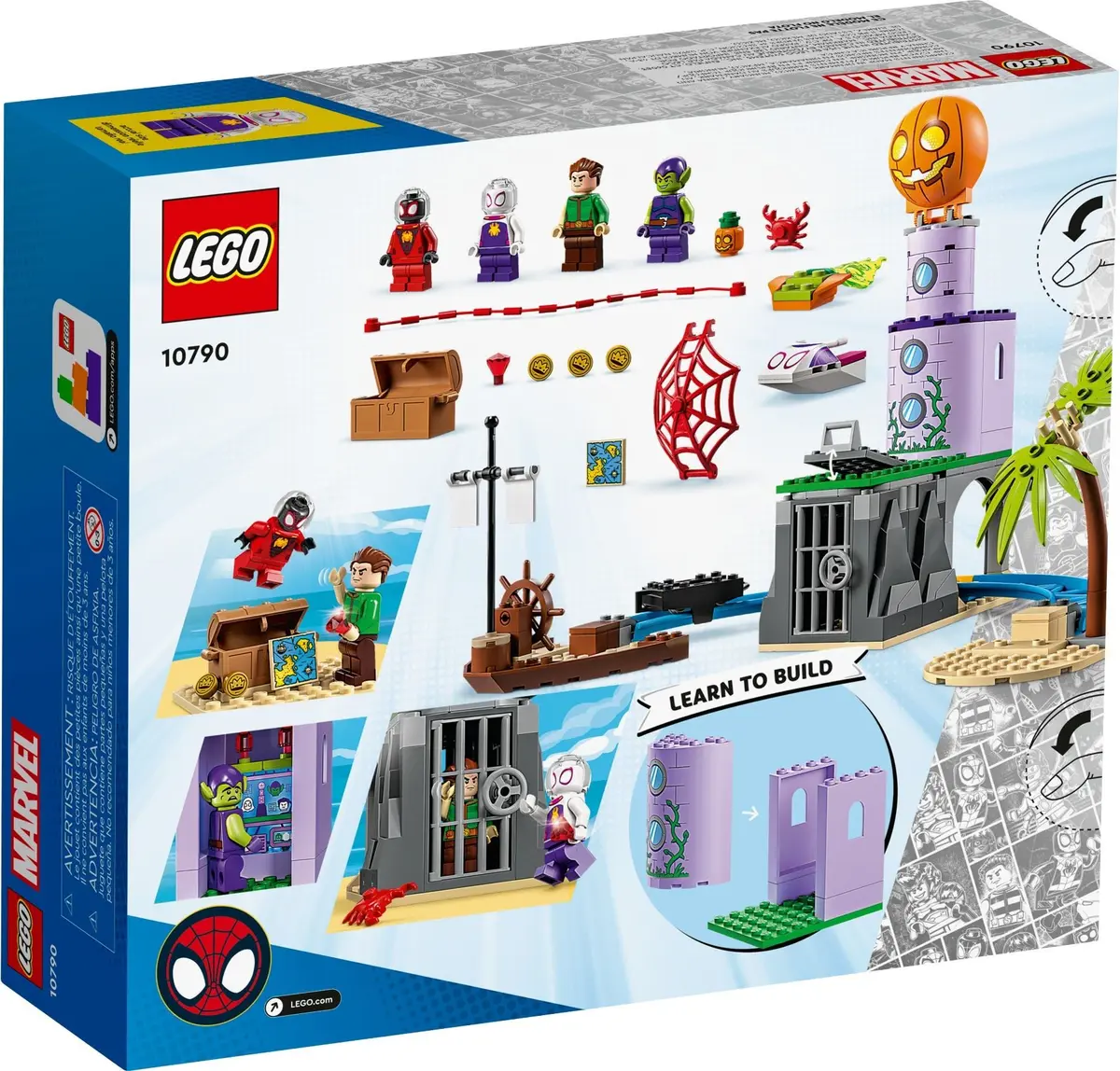LEGO Marvel Super Heroes 10790 Team Spidey at Green Goblin's Lighthouse set, image 3