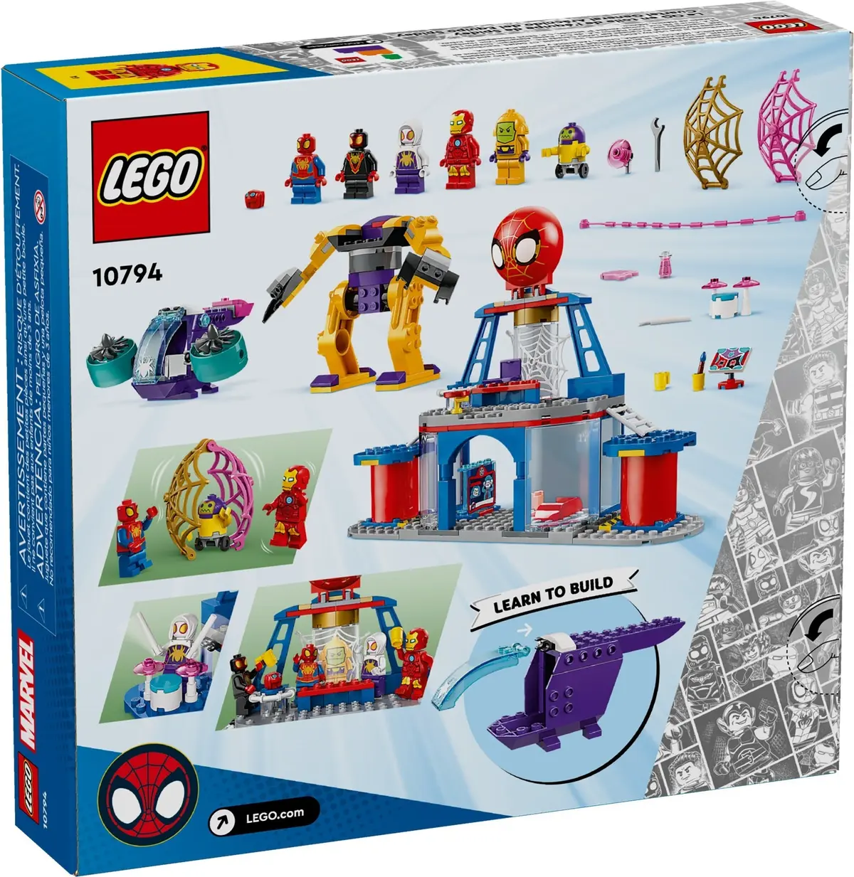 LEGO Marvel Super Heroes 10794 Team Spidey Web Spinner Headquarters set, image 3