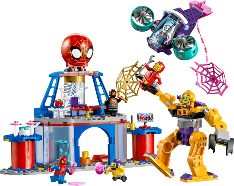 LEGO Marvel Super Heroes 10794 Team Spidey Web Spinner Headquarters set
