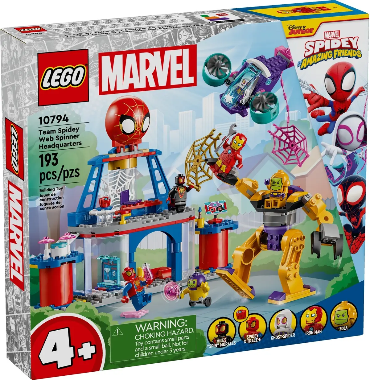 LEGO Marvel Super Heroes 10794 Team Spidey Web Spinner Headquarters set, image 2