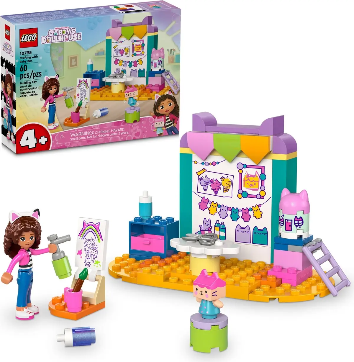 LEGO Gabby's Dollhouse 10795 Crafting with Baby Box set, image 4