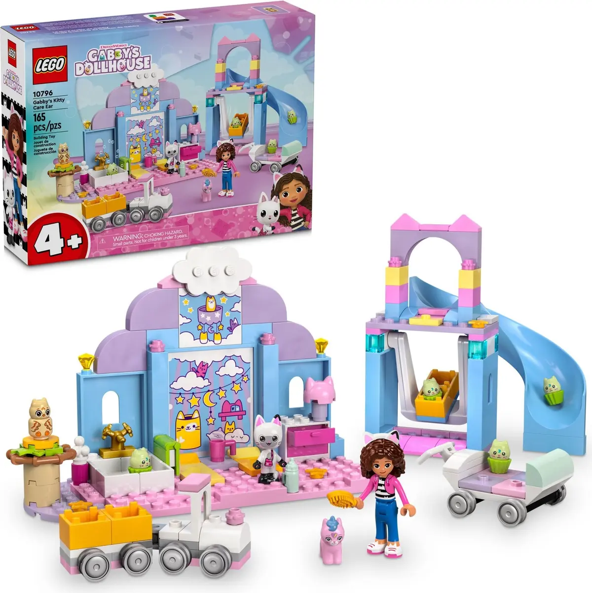 LEGO Gabby's Dollhouse 10796 Gabby's Kitty Care Ear set, image 4