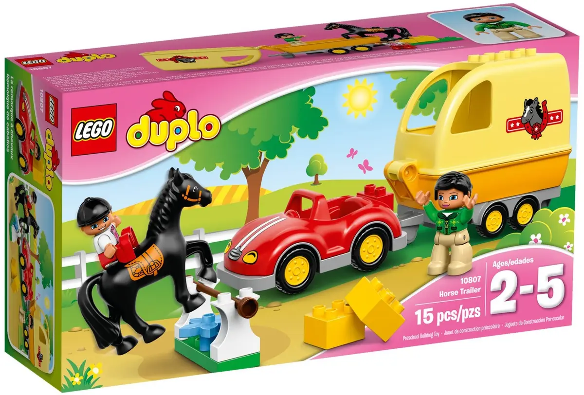 LEGO DUPLO 10807 Horse Trailer set, image 2