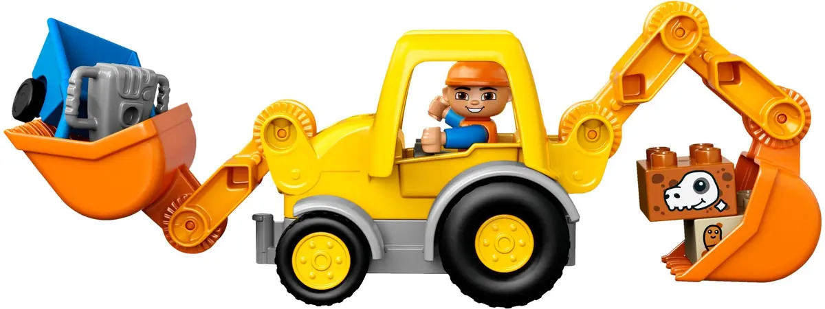 LEGO DUPLO 10811 Backhoe Loader set, image 5