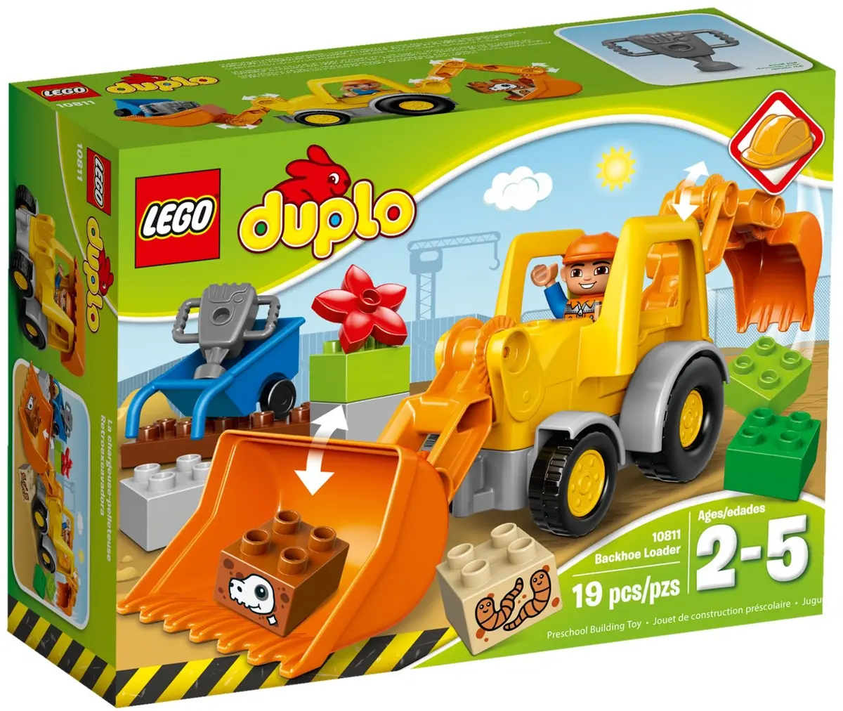 LEGO DUPLO 10811 Backhoe Loader set, image 2