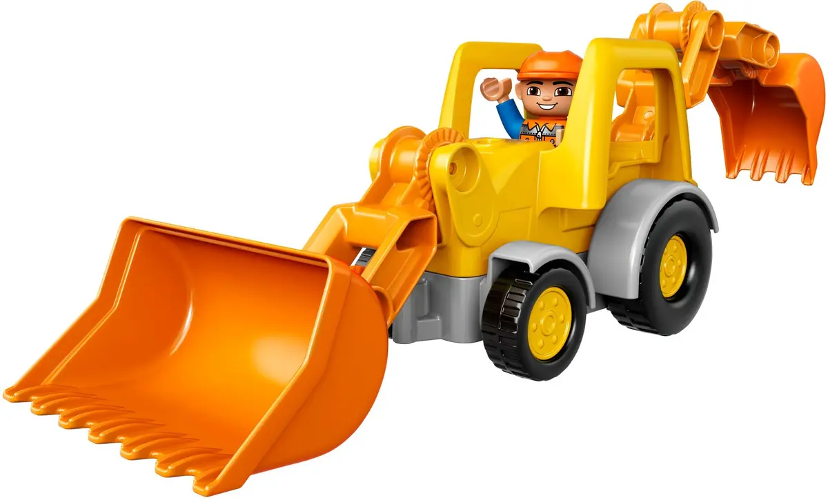 LEGO DUPLO 10811 Backhoe Loader set, image 3