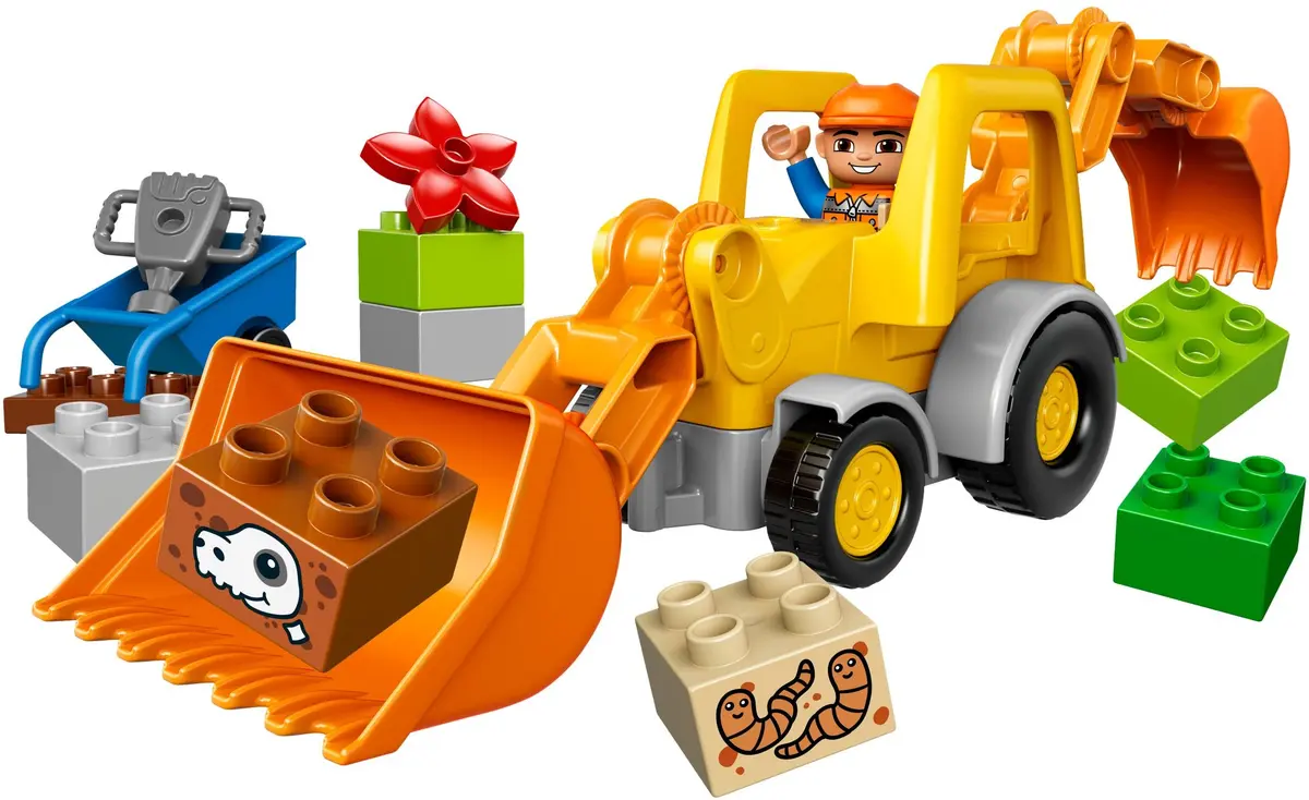 LEGO DUPLO 10811 Backhoe Loader set