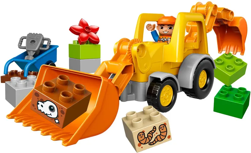 LEGO DUPLO 10811 Backhoe Loader set