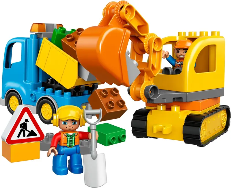 LEGO DUPLO 10812 Truck & Tracked Excavator set
