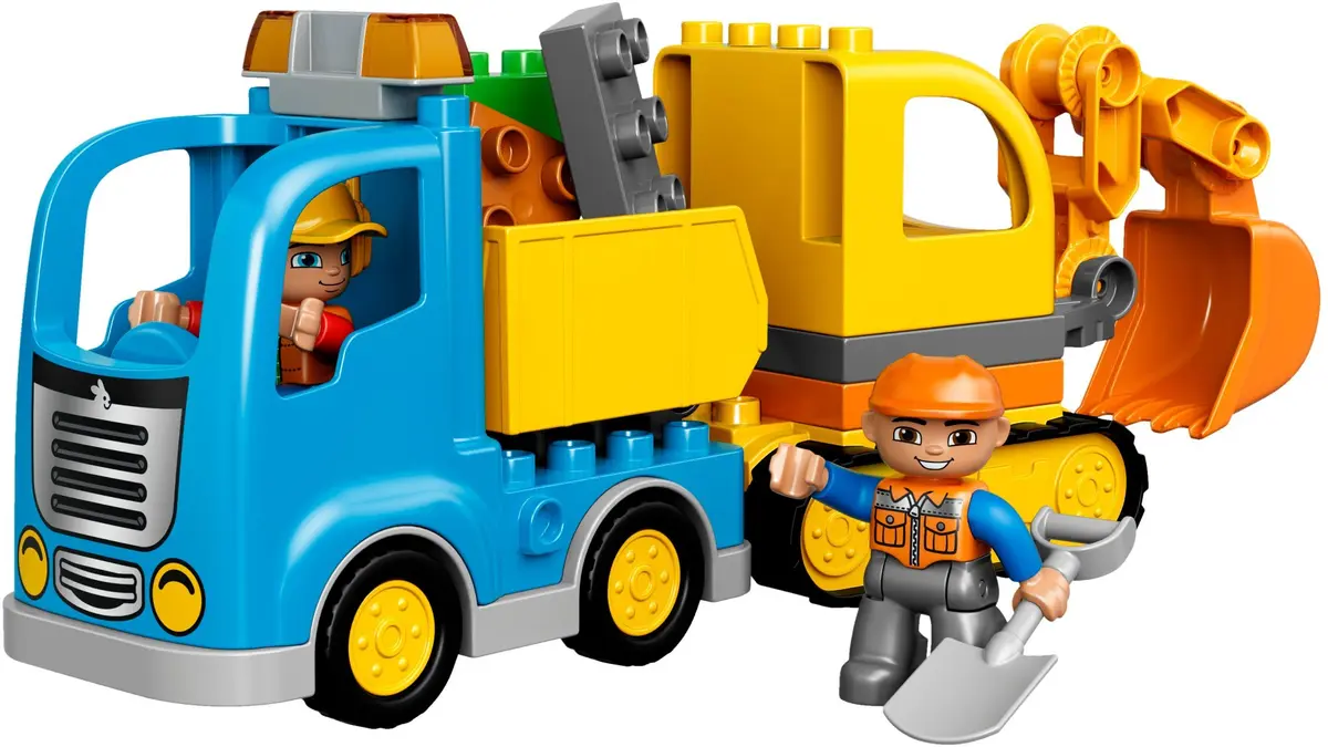 LEGO DUPLO 10812 Truck & Tracked Excavator set, image 3