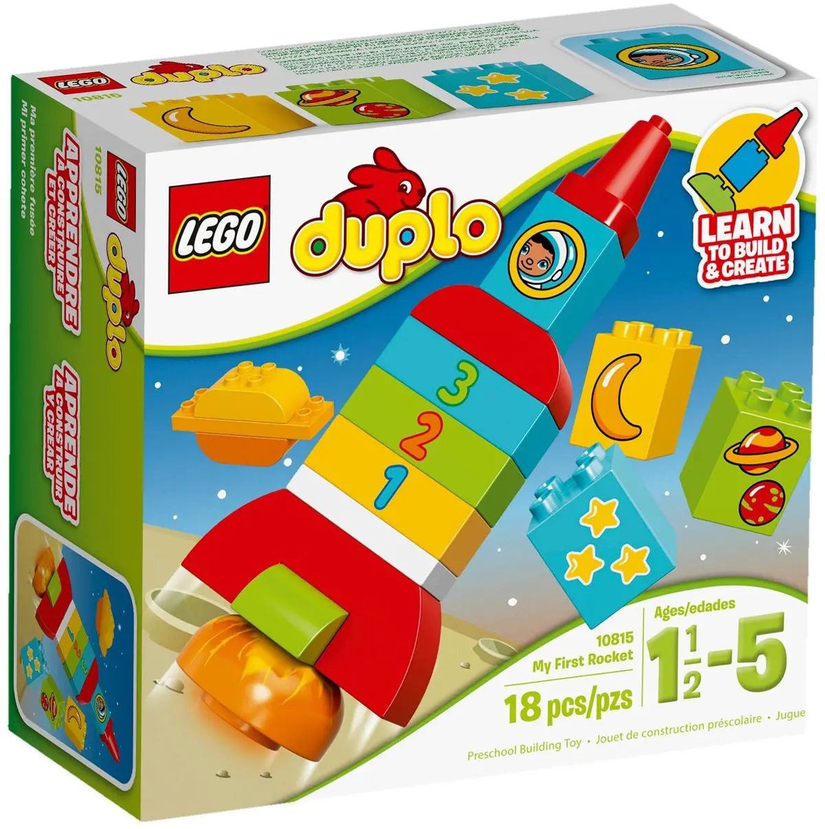 LEGO DUPLO 10815 My First Rocket set, image 2