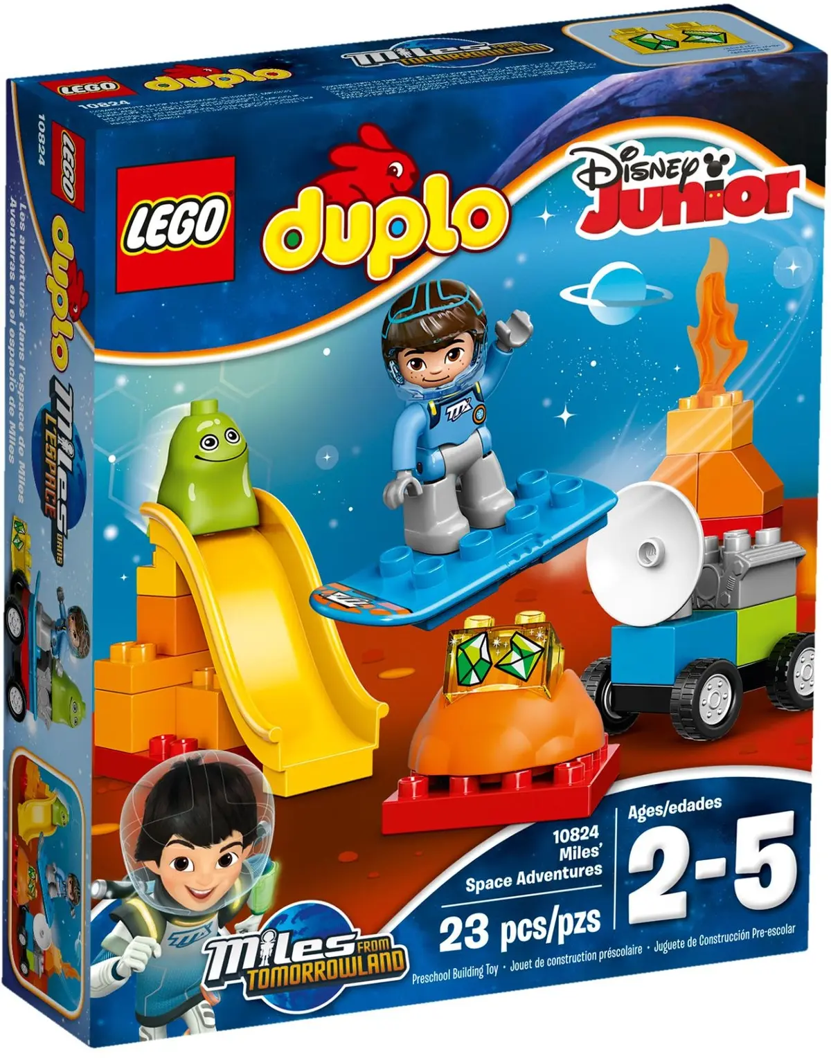 LEGO DUPLO 10824 Miles' Space Adventures set, image 2