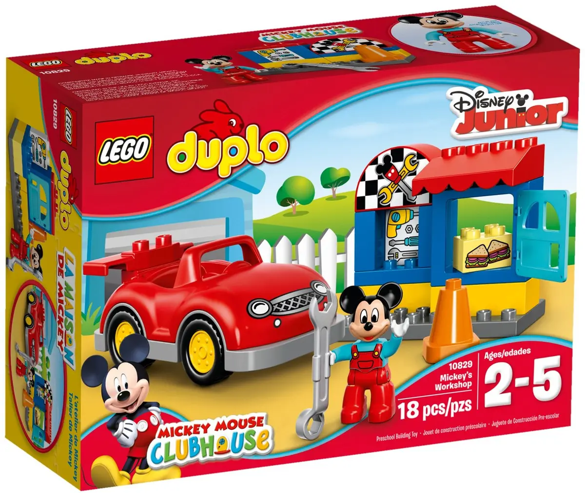 LEGO DUPLO 10829 Mickey's Workshop set, image 2
